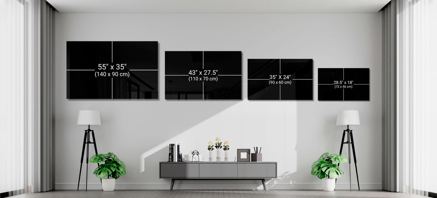 Michael Jordan Glass Wall Art