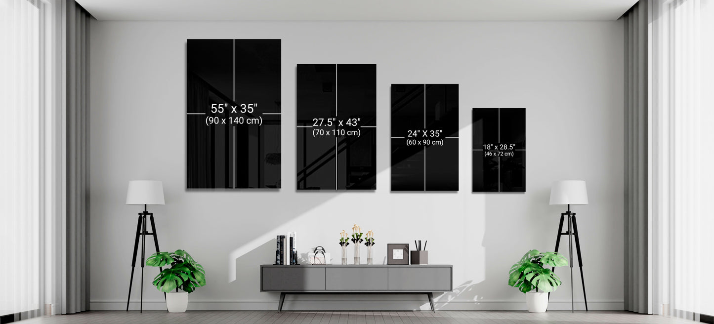 Michael Jordan Glass Wall Art